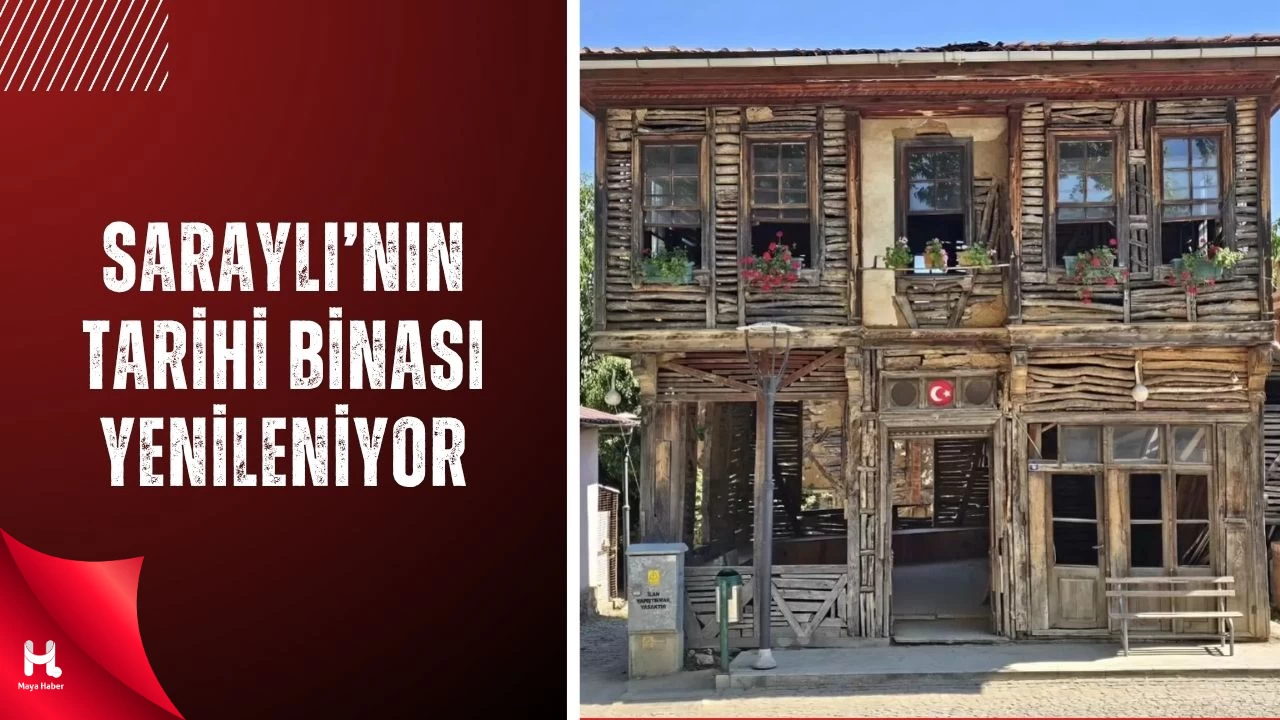 Saraylı'nın Tarihi Simgesi Restore Edilecek