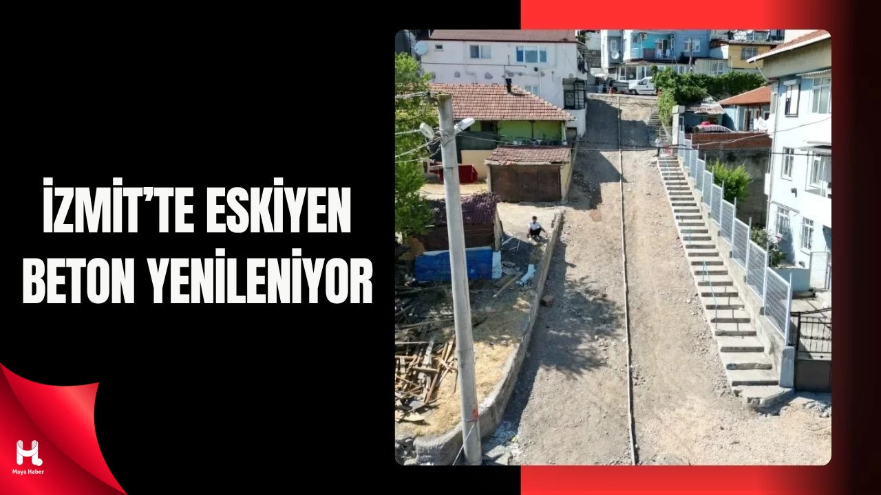 İzmit Belediyesi, Neşe Sokak'ta Yenileme Çalışmalarına Başladı