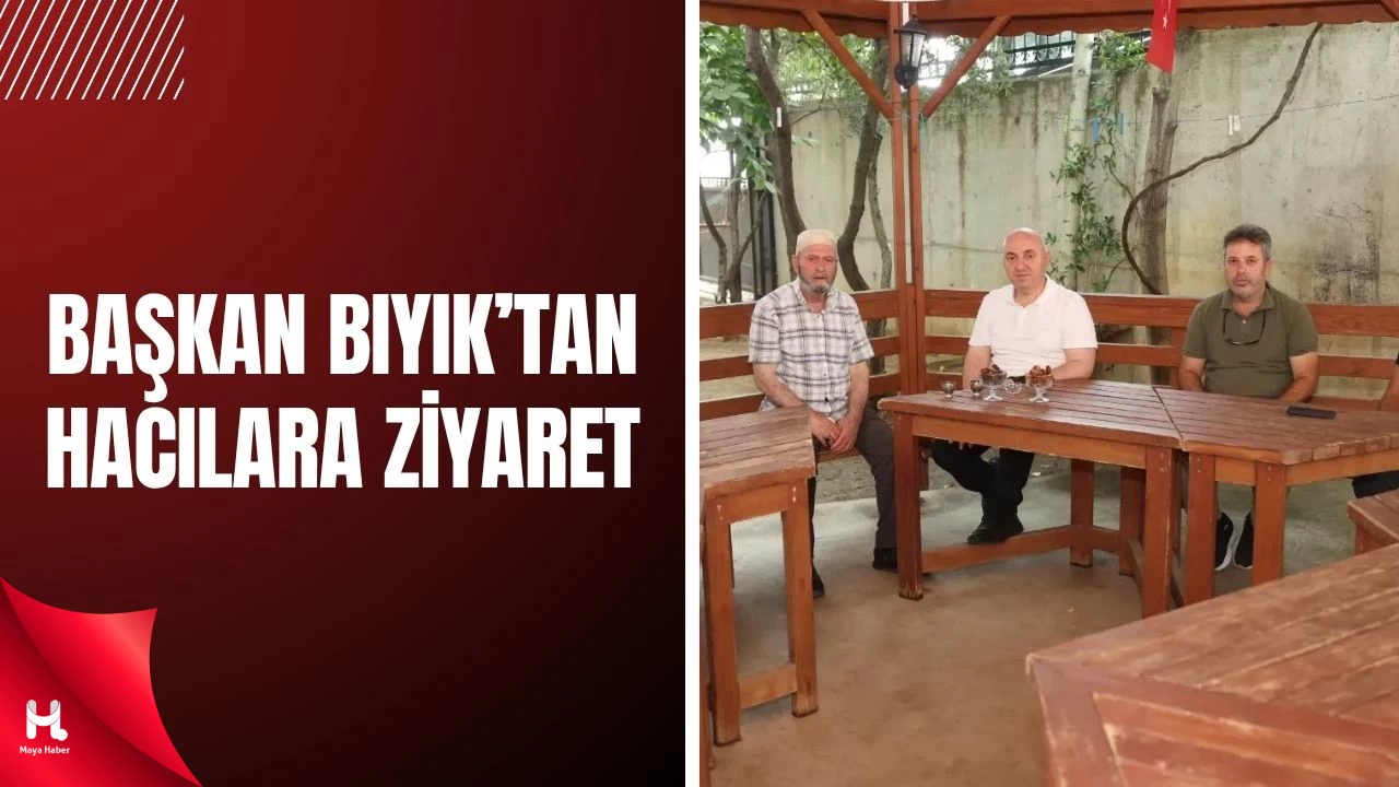 Darıca Belediye Başkanı Muzaffer Bıyık Hacıları Ziyaret Etti