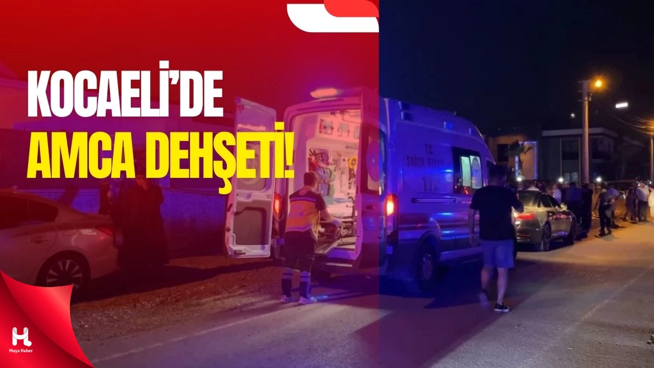 Kocaeli’de Amca Dehşeti: 2 Ölü 1 Yaralı