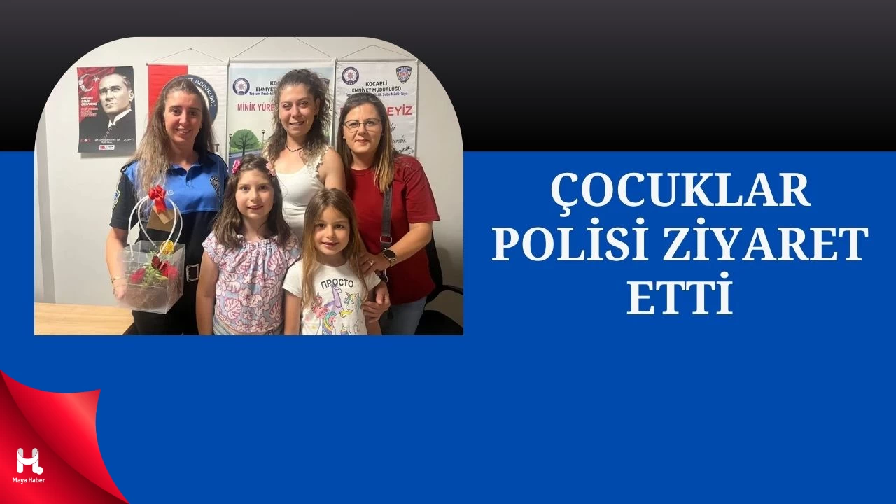 Başiskele'de Çocuklardan Polislere Duygusal Ziyaret
