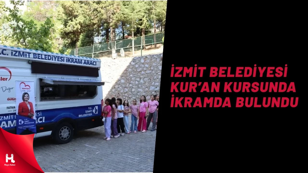 İzmit Belediyesi'nden Kur’an Kursu Öğrencilerine İkram