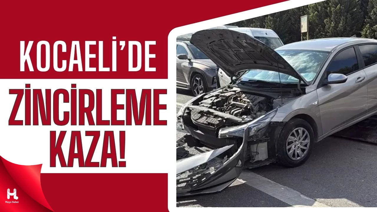 Kocaeli D-100'de Zincirleme Kaza: 1 Yaralı