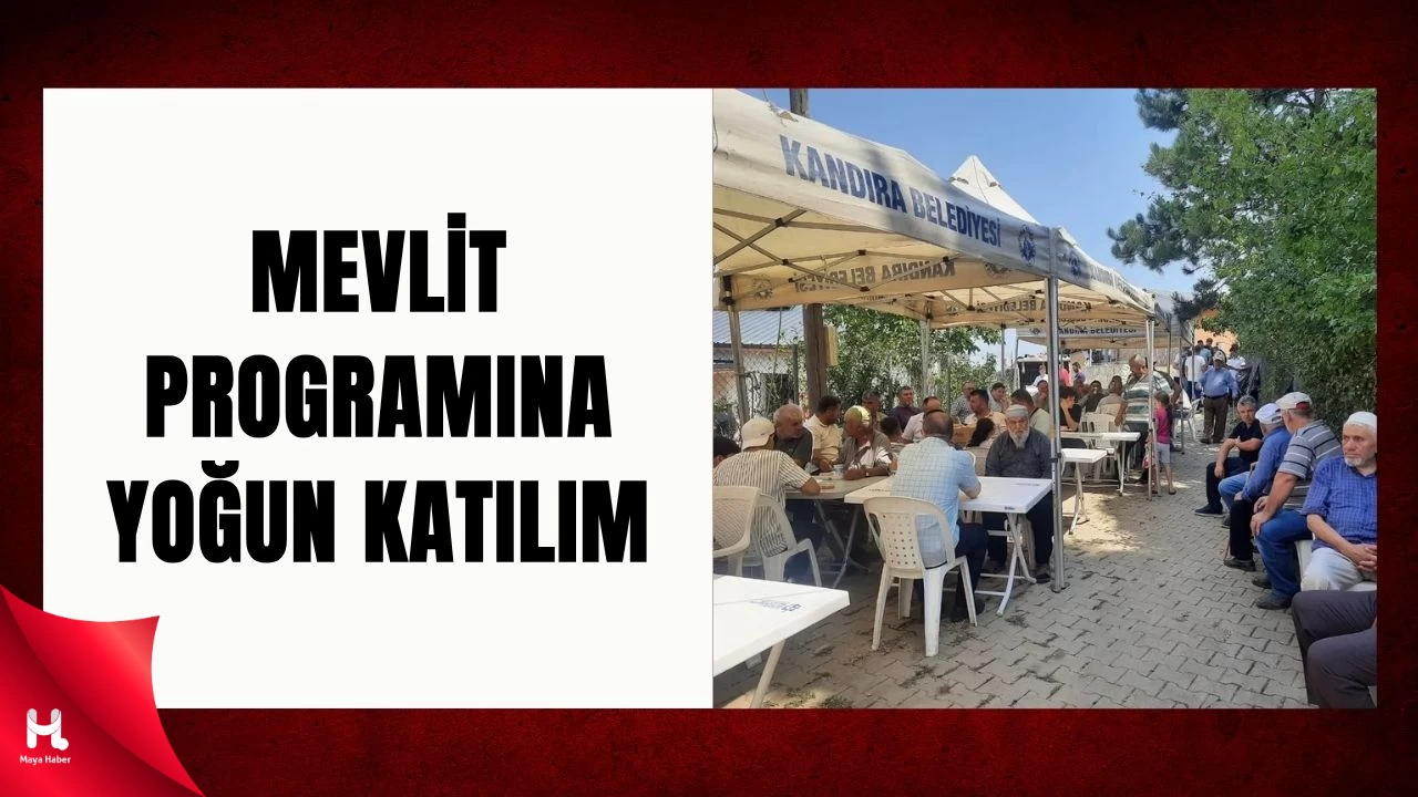 Katçalı Köyü’nde Mevlit Programı Yoğun İlgi Gördü