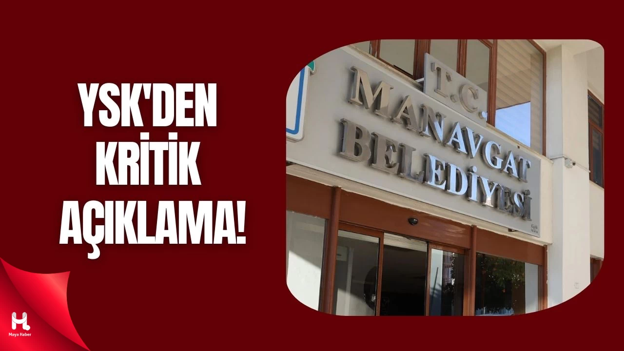 Manavgat Belediyesi Meclis Üyeliğinde 'istifa' Tartışması!