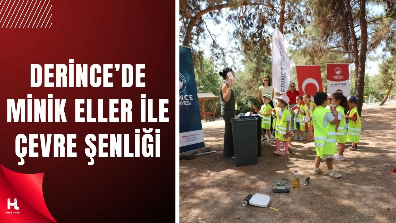 Derince’de Çocuklar Doğa İçin El Birliğiyle Çalıştı
