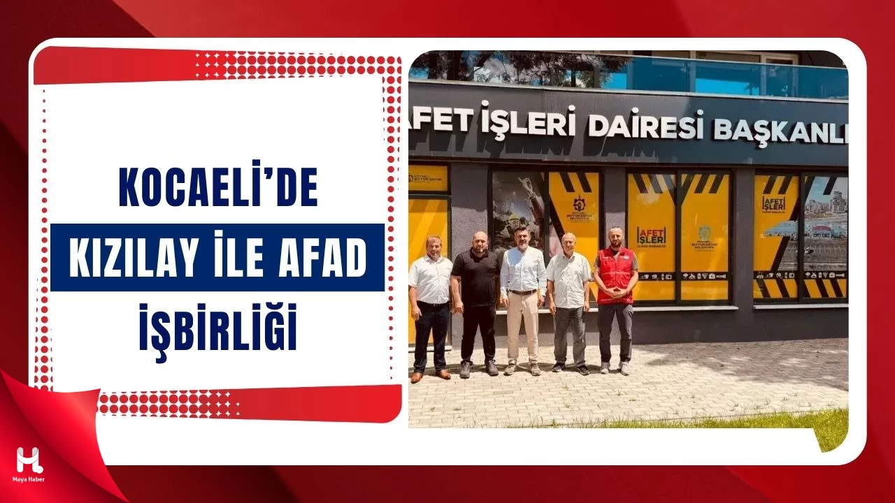 Derince Yangını Sonrası Kızılay’dan AFAD’a Ziyaret