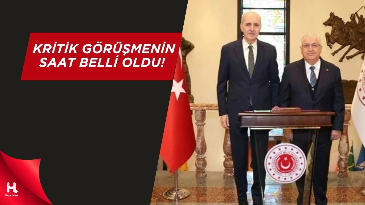 TBMM Başkanı Ve Milli Savunma Bakanı Arasında Önemli Görüşme