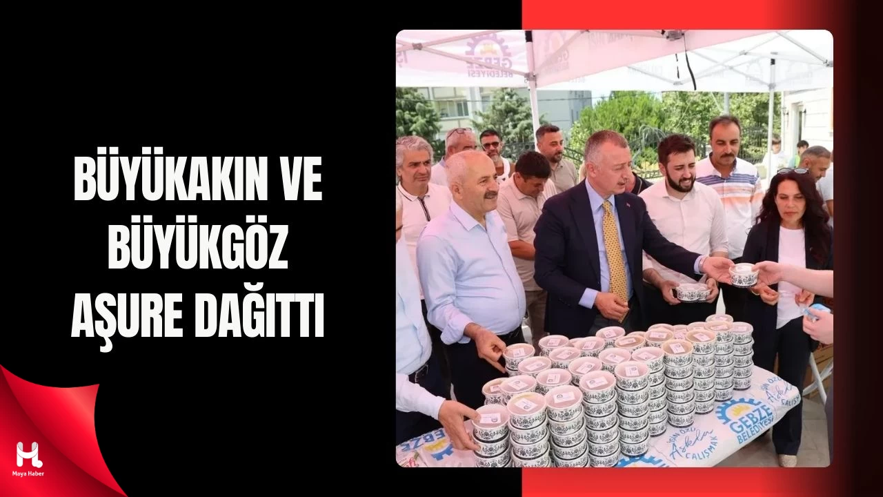 Gebze’de Cuma Namazı Sonrası Aşure İkramı