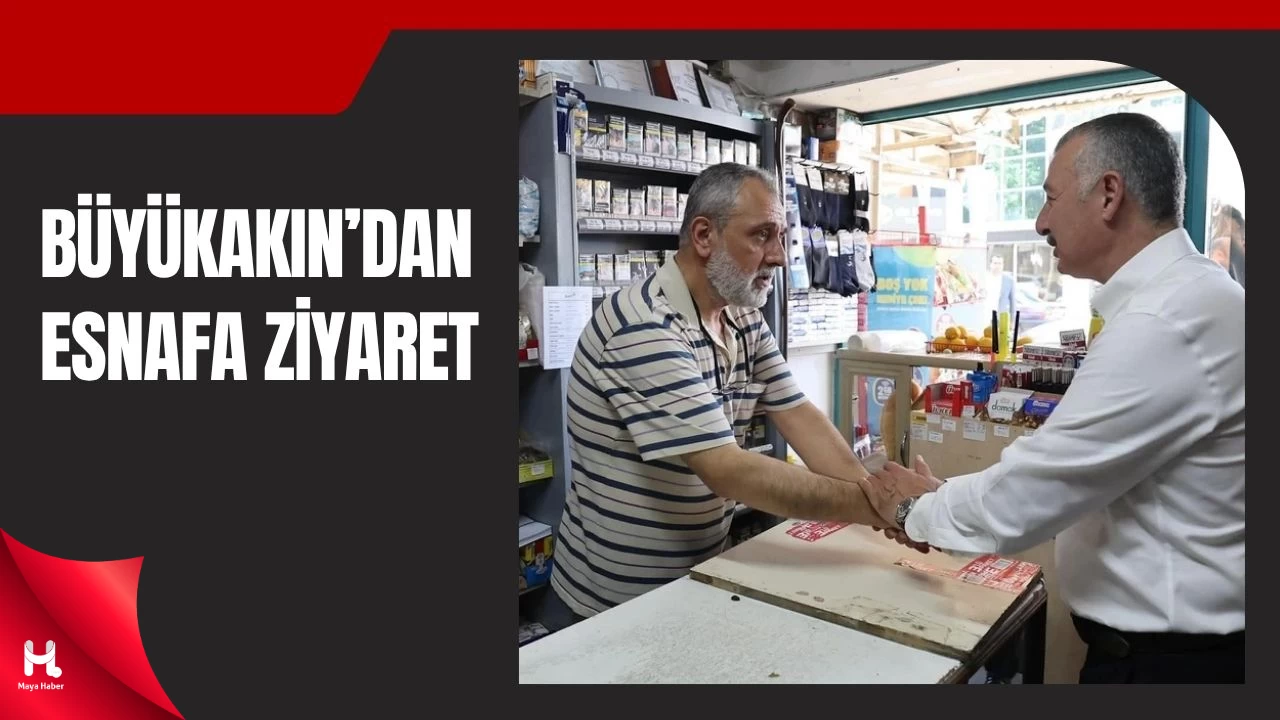 Başkan Büyükakın Kadıköy Mahallesi Esnafıyla Buluştu