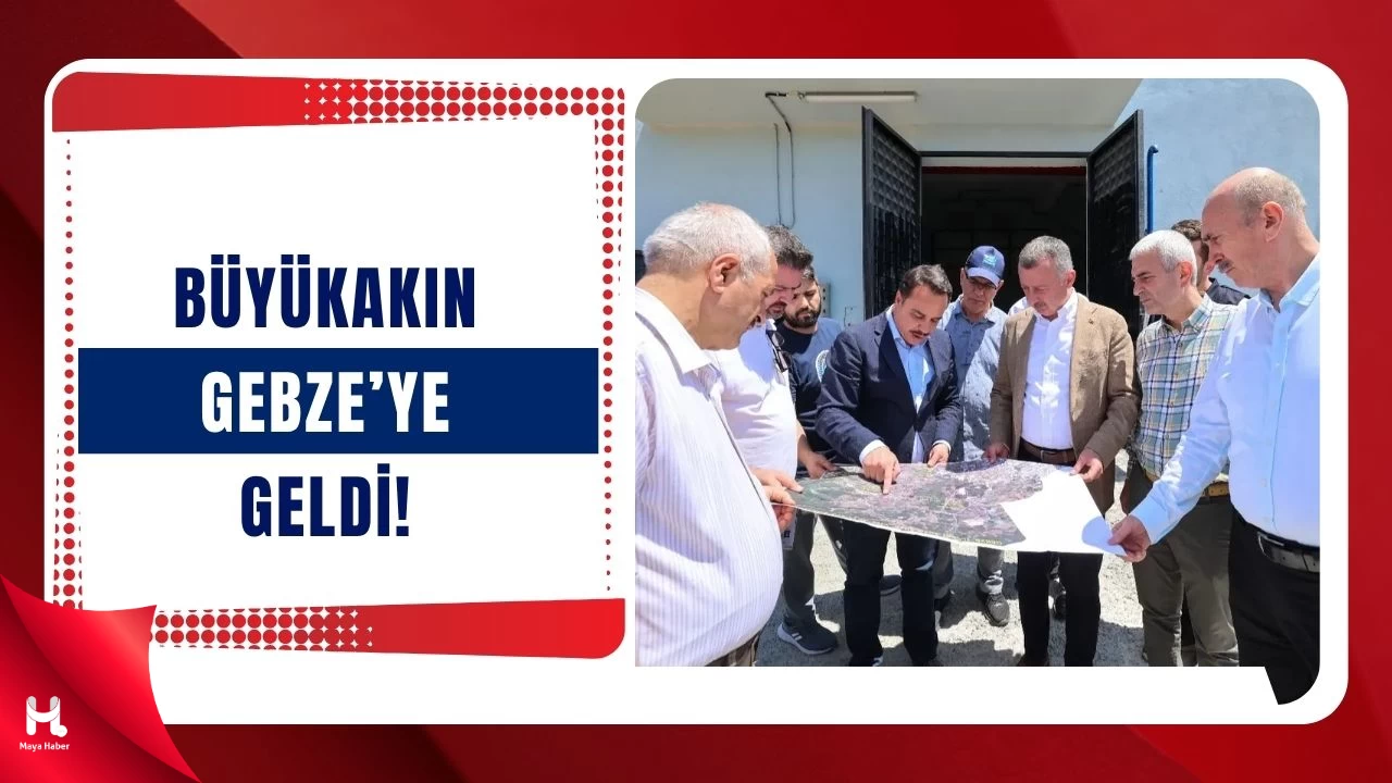 Başkan Büyükakın Gebze'de Çalışmaları Yerinde İnceledi