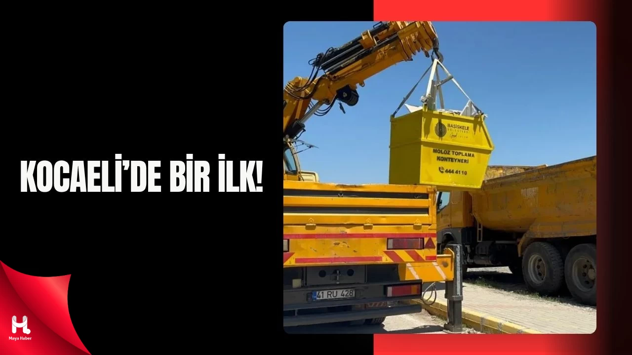 Kocaeli'de Bir İlk: Moloz Toplama Konteyneri
