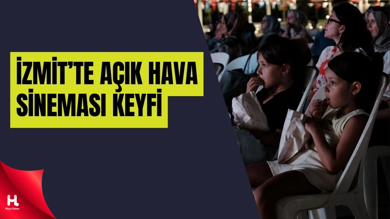 Büyükşehir'den Milli İrade Meydanı'nda Açık Hava Sineması