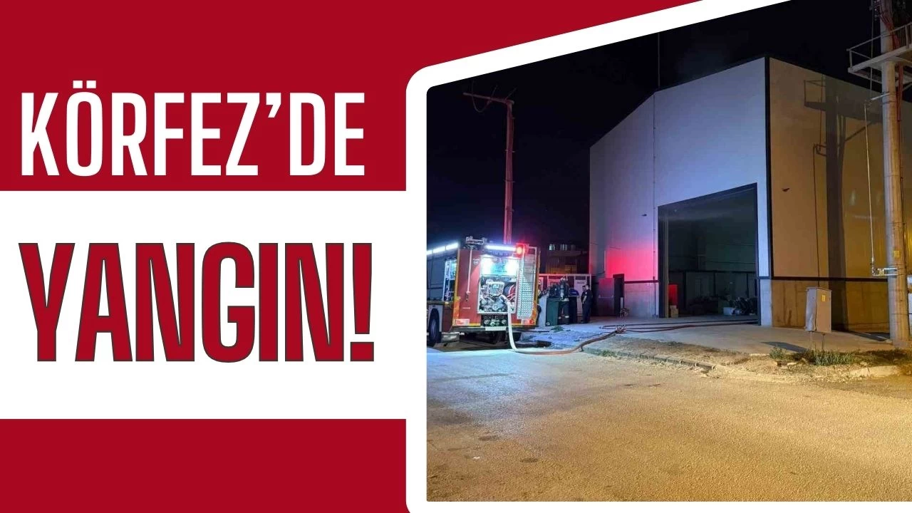 Kocaeli’de Ruhsatsız Tesiste Yangın!