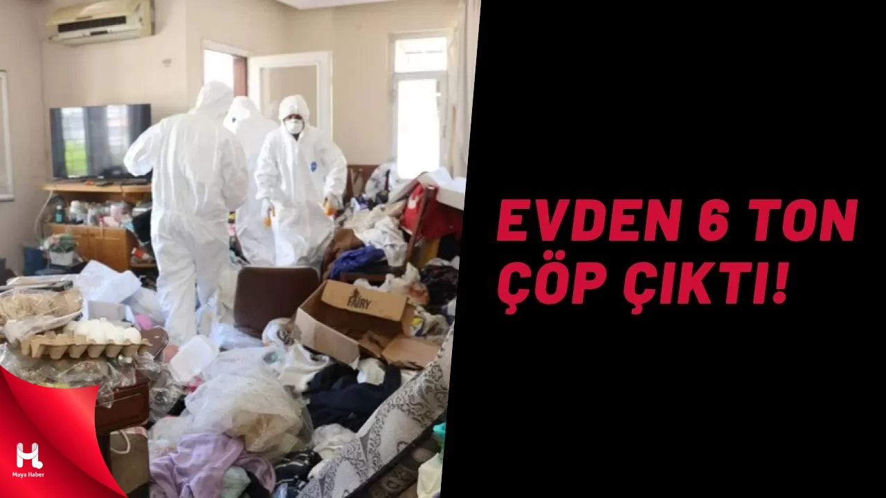 Mersin’de Çöp Evde Üçüncü Temizlik: 6 Ton Atık Çıkarıldı