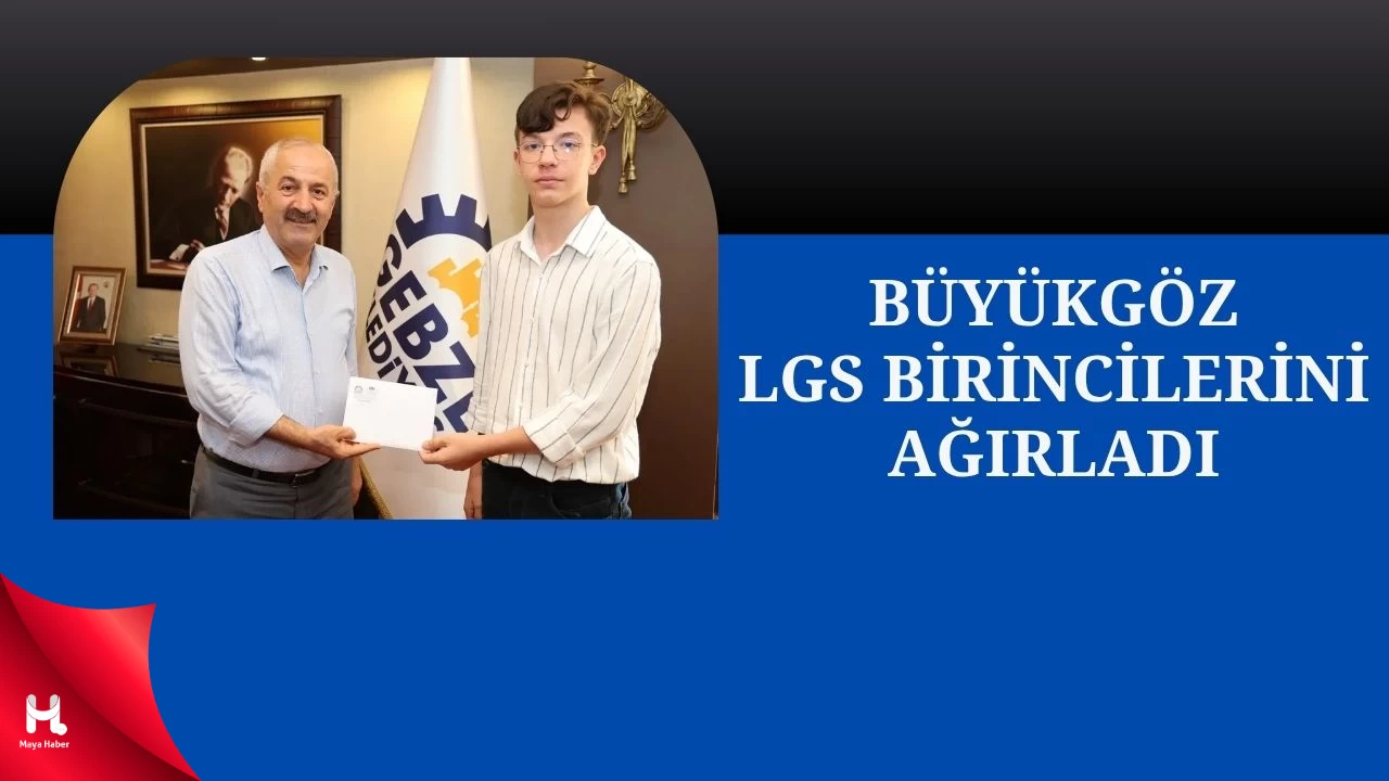 Gebze'de LGS Birincilerine Başkan Büyükgöz'le Buluşma