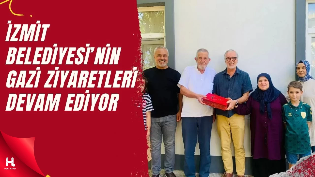 İzmit Belediyesi'nden Kıbrıs Gazisine Vefa Ziyareti