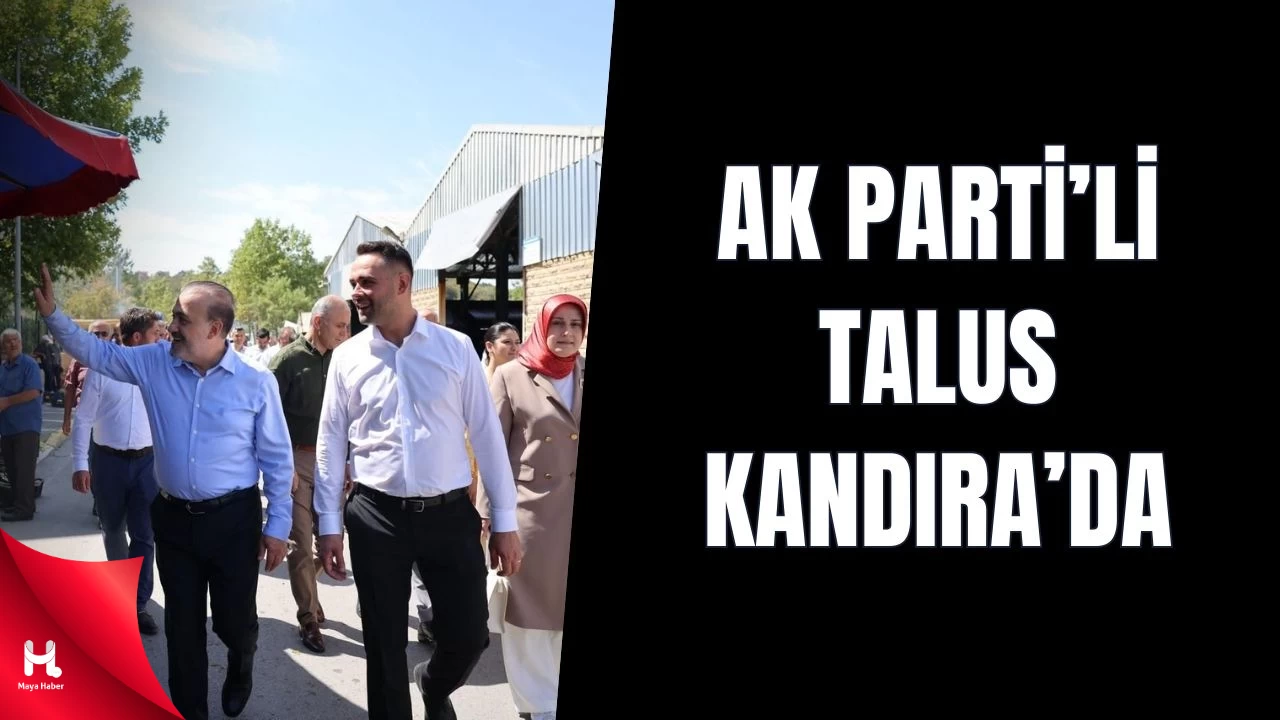 AK Parti'li Talus, Kandıra Pazarı’nı Gezdi