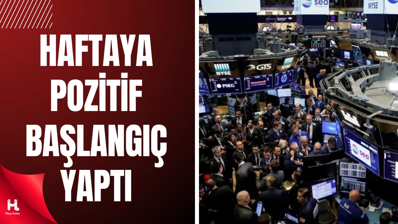 New York Borsası Haftaya Pozitif Başlangıç Yaptı