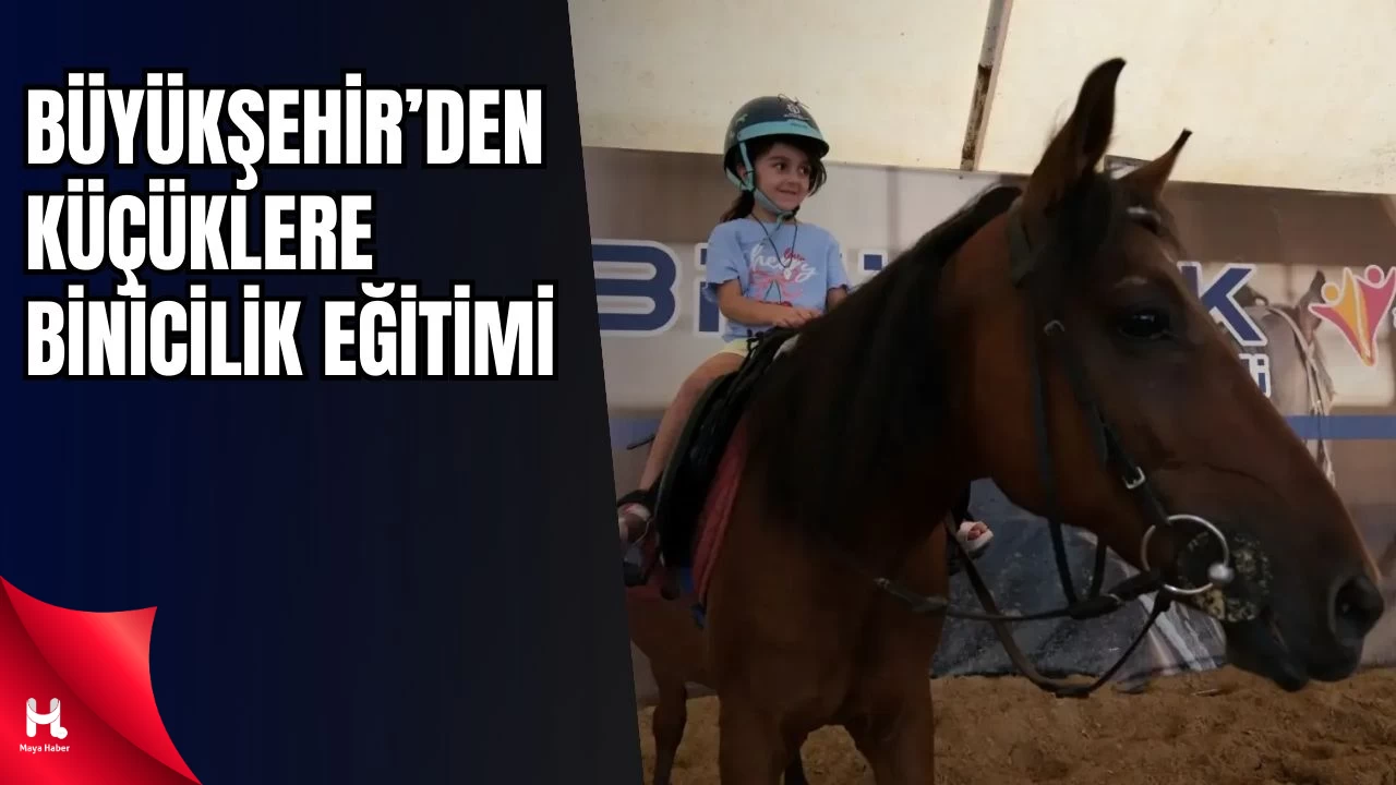 Minik Eller Büyükşehir'le Binicilik Öğreniyor
