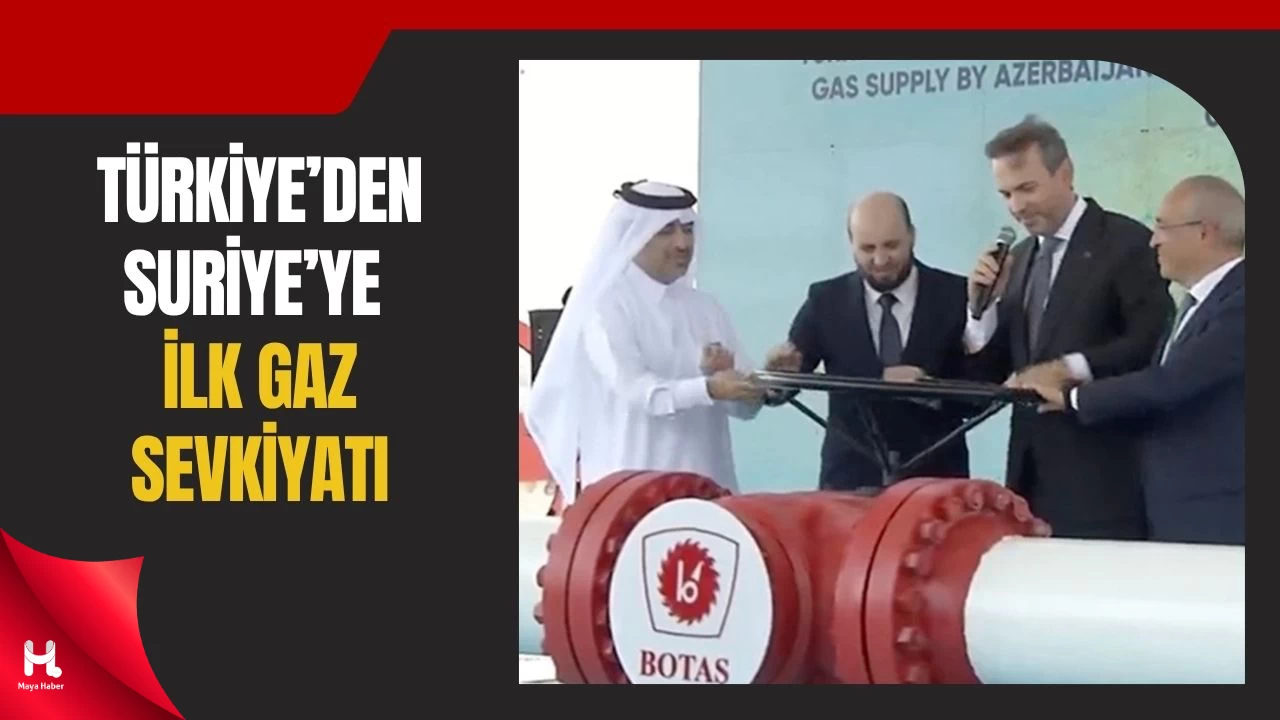 Türkiye-Suriye Doğalgaz Hattı Hizmete Girdi