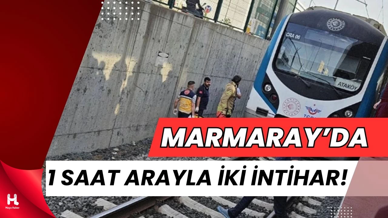 1 Saatte İki İntihar: Marmaray’da Seferler Durduruldu