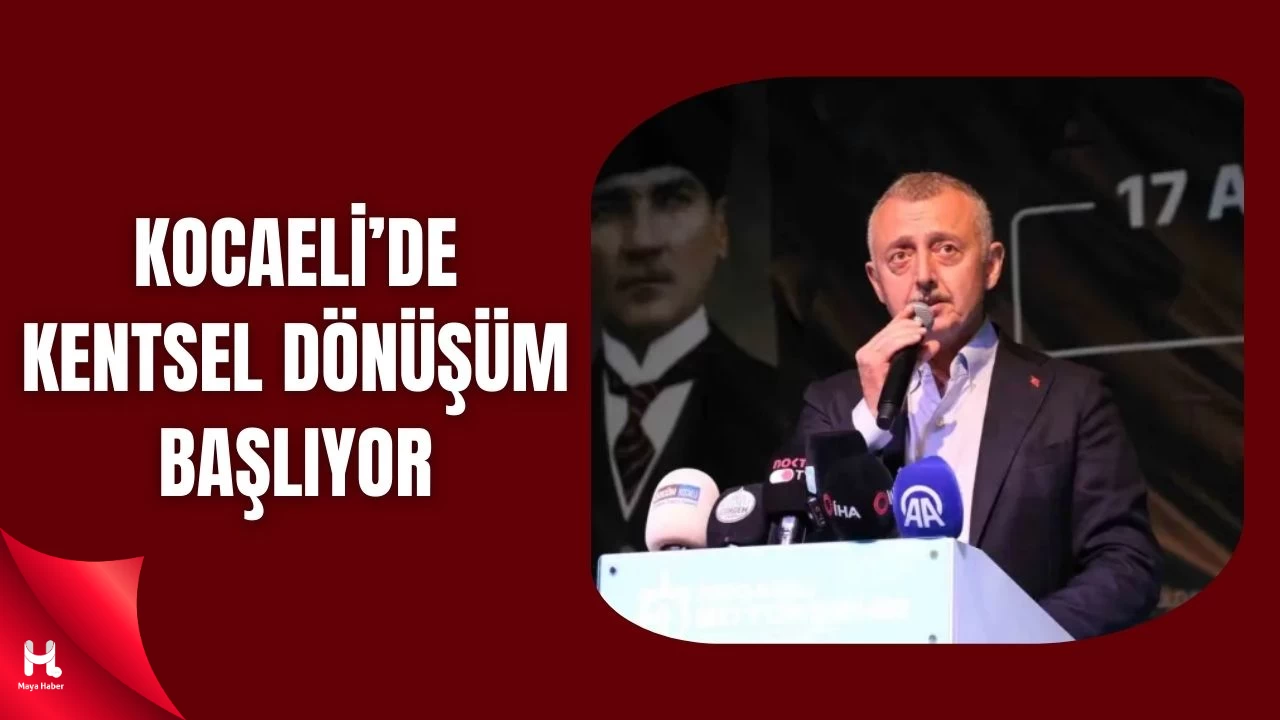 Kocaeli’de 7 İlçede 264 Bin Metrekarelik Alanın Dönüşümü Başlıyor