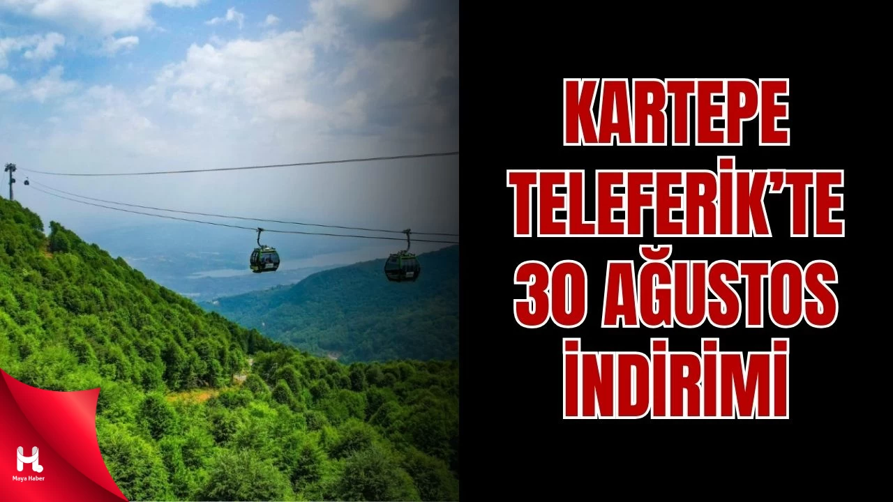 Kartepe Teleferik, 30 Ağustos’ta Yüzde 50 İndirimli