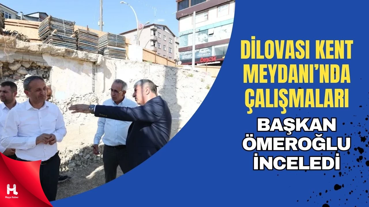Dilovası Kent Meydanı’nda Çalışmalar Devam Ediyor