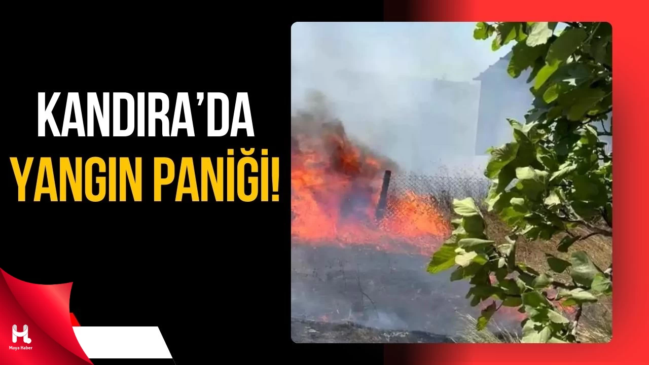 Koruklar Köyü’nde Yangın Korkuttu