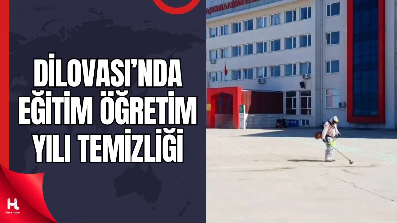 Dilovası’nda Eğitim Yılı Öncesi Okullarda Temizlik