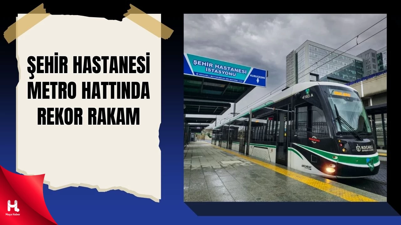 Kocaeli Şehir Hastanesi Tramvay Hattı 1 Milyon 796 Bin Yolcu Taşıdı