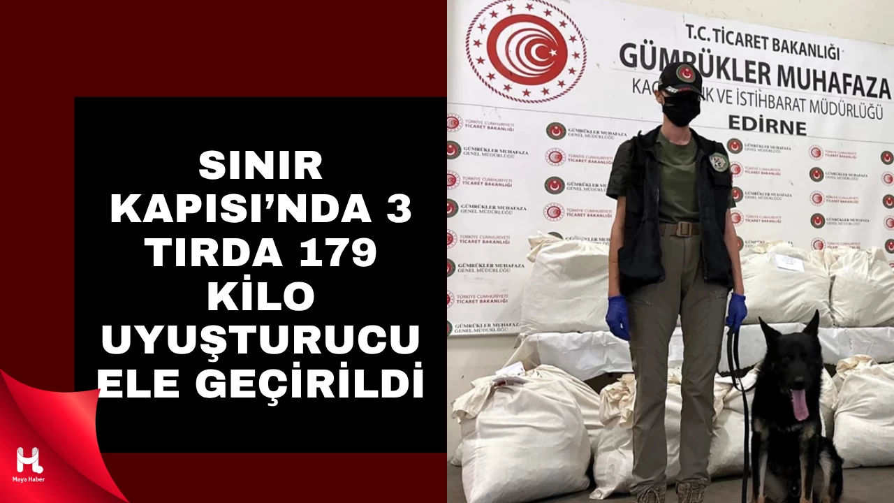 Büyük Uyuşturucu Operasyonu: 179 Kilo Uyuşturucu Yakalandı