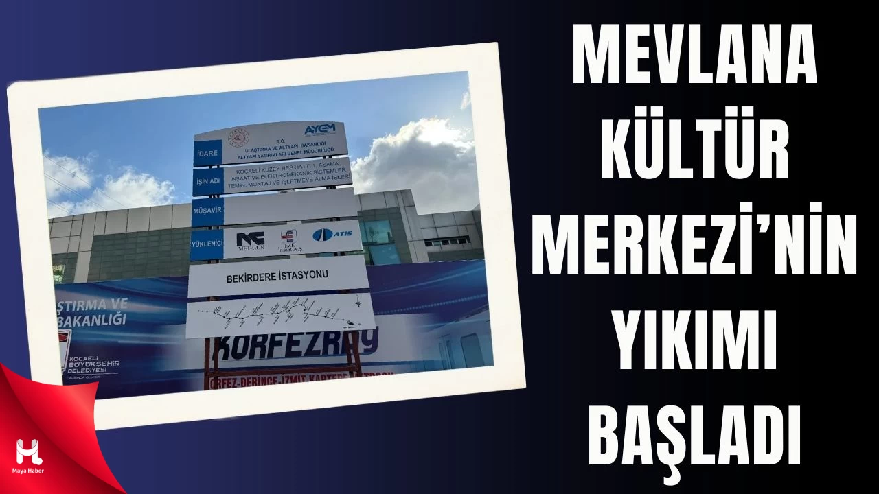 Mevlana Kültür Merkezi’ne İlk Kepçe Vuruldu!