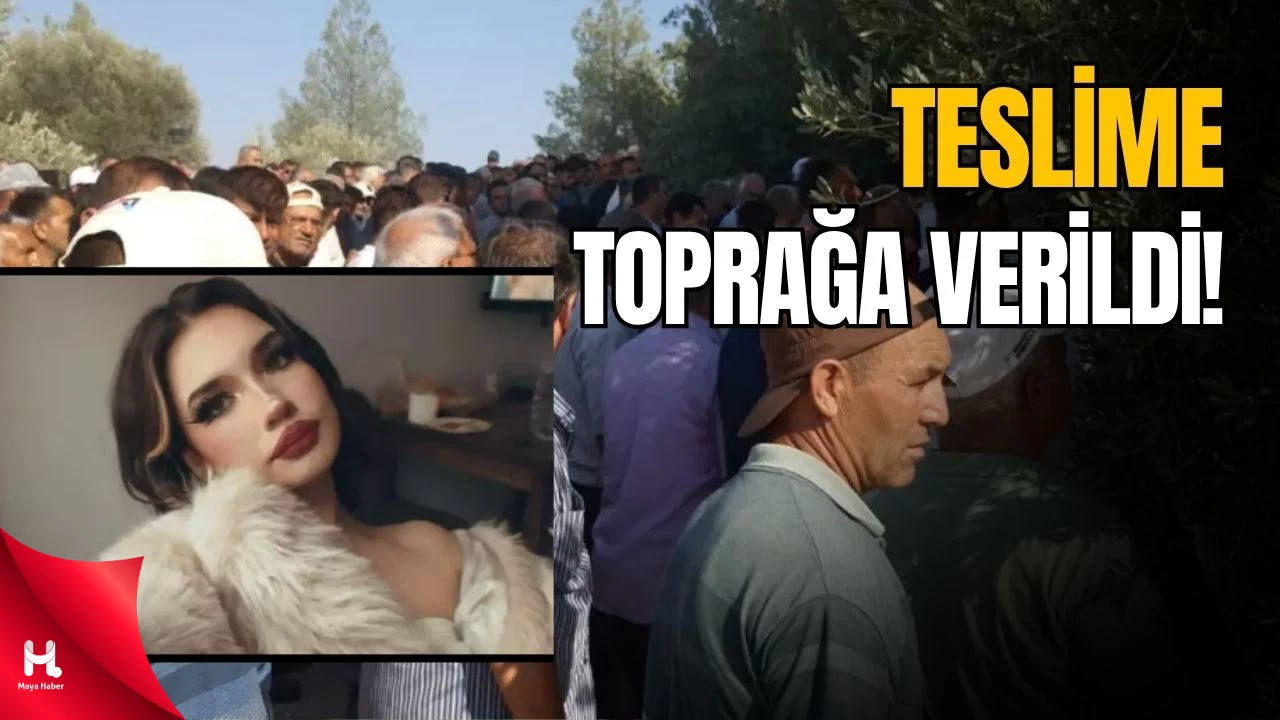 Ormanda Ölü Bulunan Teslime Gözyaşlarıyla Uğurlandı