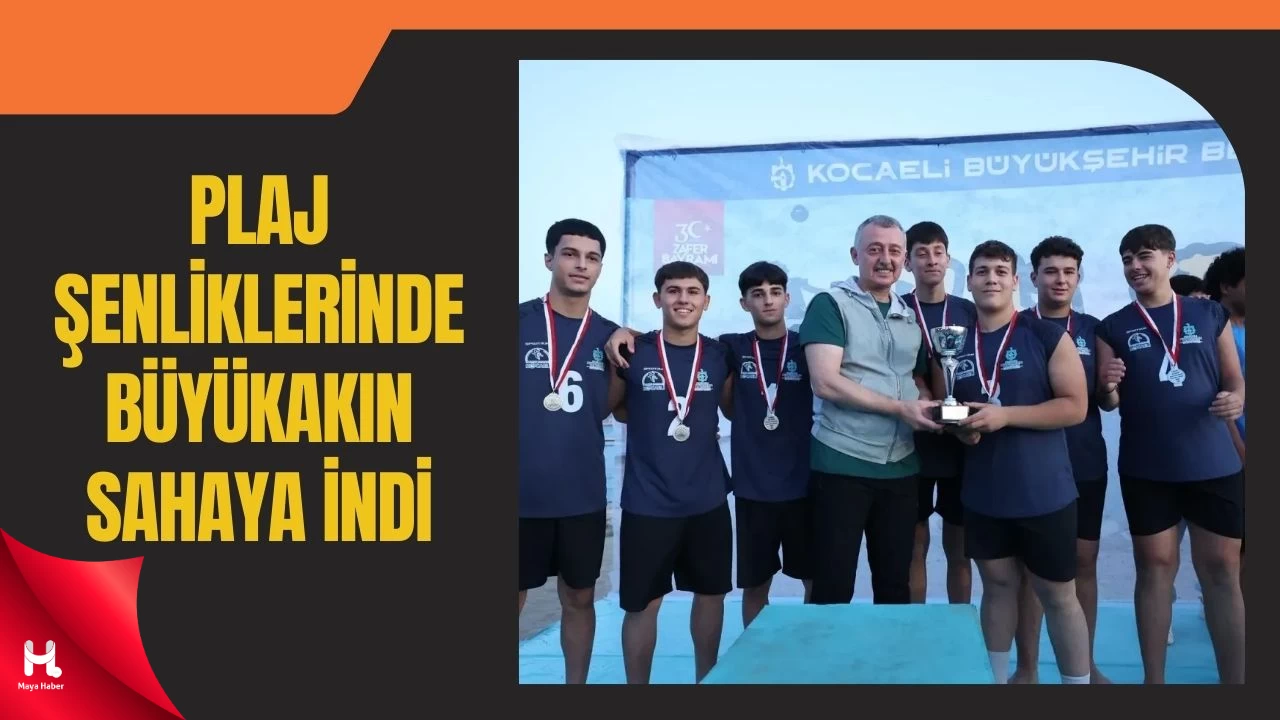Kocaeli’de Plaj Şenlikleri Coşkusu: Gençler Sporla Buluştu