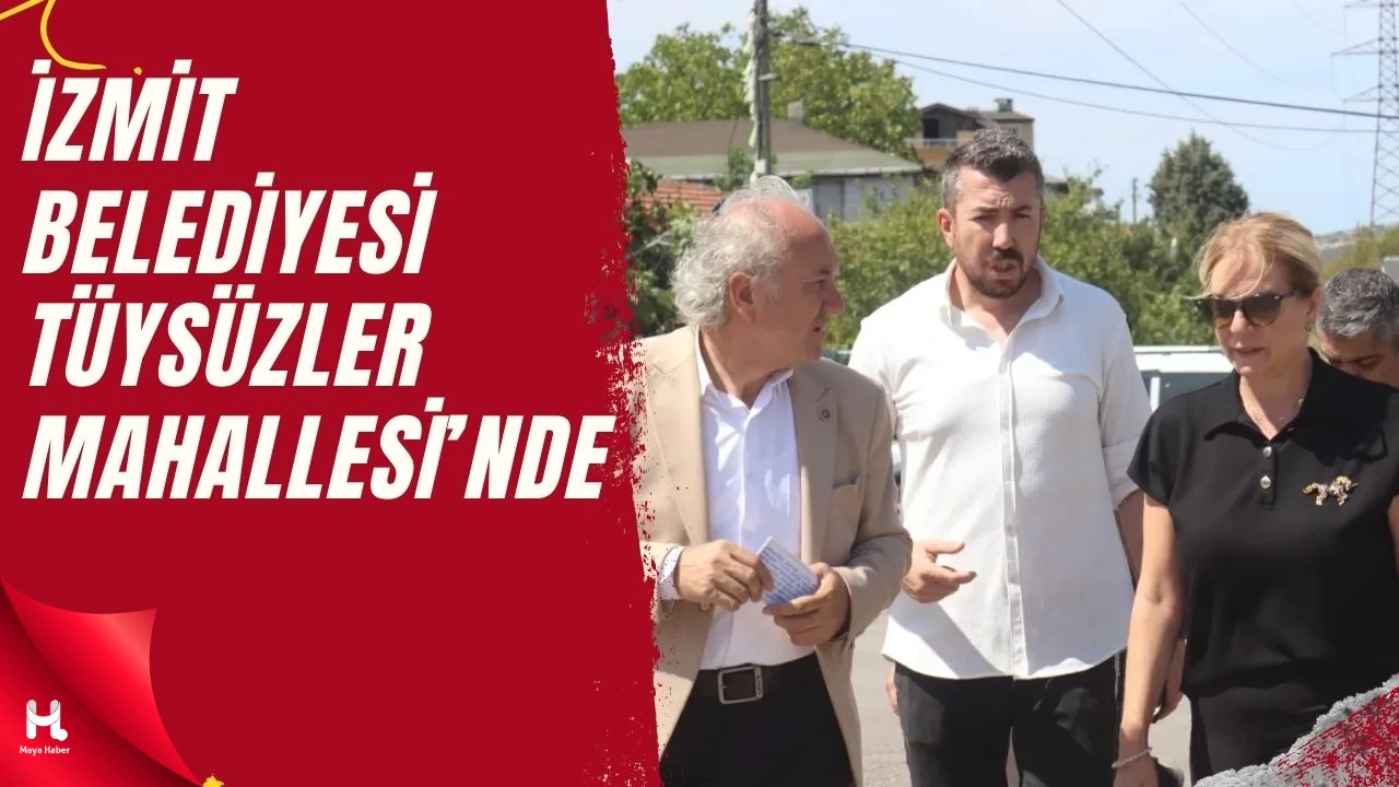 Tüysüzler Mahallesi’nde Vatandaşın Taleplerini Dinlendi