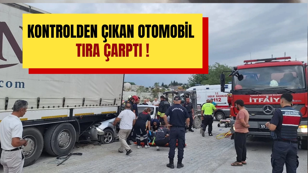 Samsun-Ordu Yolunda Korkunç Kaza!