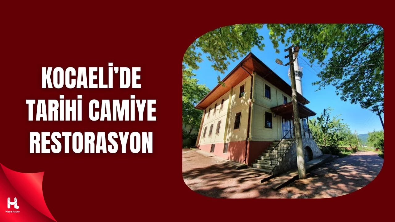 Kocaeli’de Tarihi Nüzhetiye Camii İçin Onarım Başlıyor