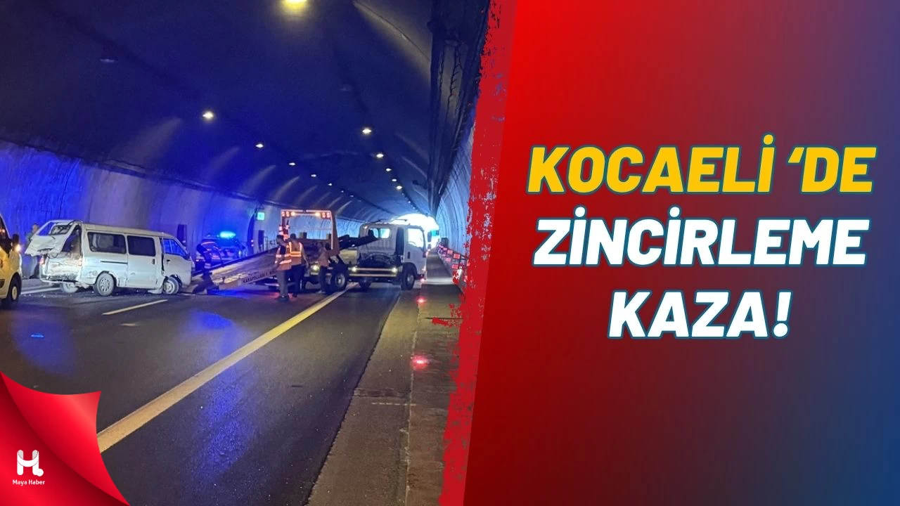 Kocaeli Otoyolu’nda Zincirleme Kaza: 5 Yaralı