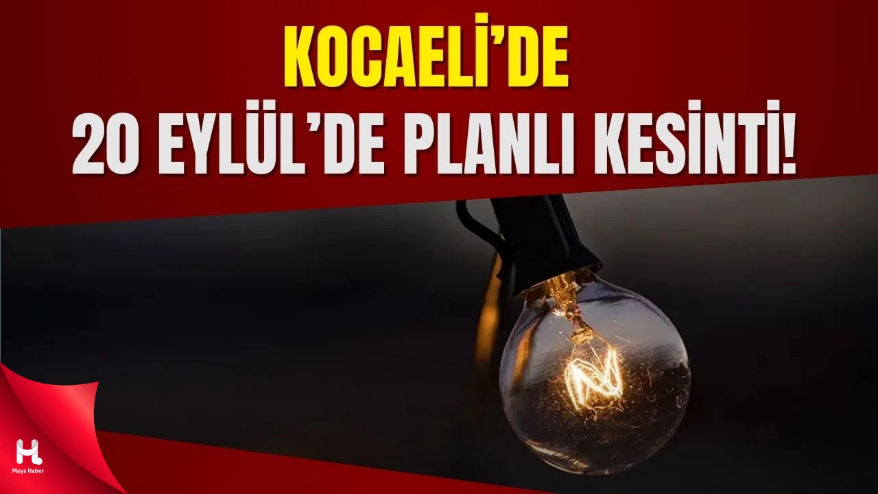 SEDAŞ’tan Kocaeli İçin Elektrik Kesintisi Uyarısı