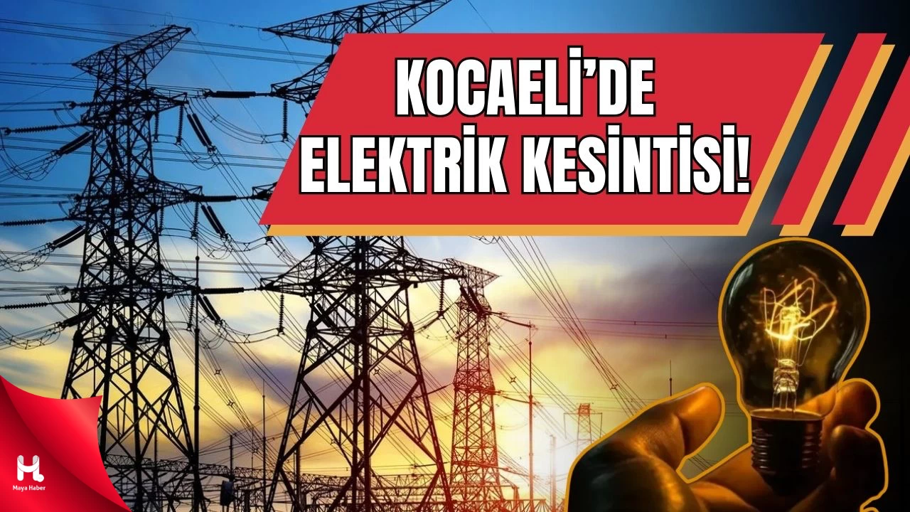 Sedaş’tan Kocaeli’ye Planlı Elektrik Kesintisi Duyurusu