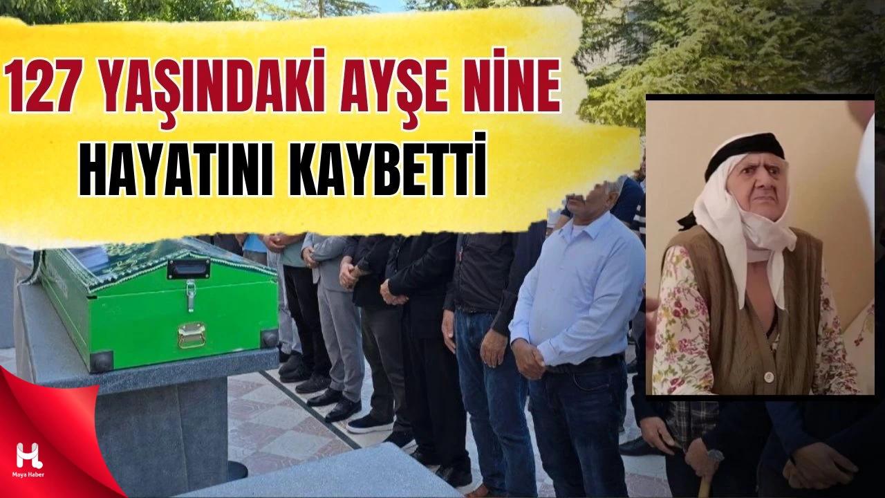 1898 Doğumlu Ayşe Nine Son Yolculuğuna Uğurlandı
