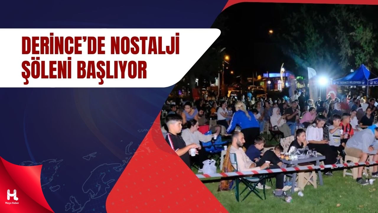 Derince’de Nostalji Gecesi: Çay, Mısır ve Yeşilçam Keyfi