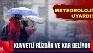 Yurtta Yağış Alarmı: Doğu’da Kar, Ege’de Rüzgâr Etkili Olacak