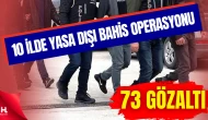 15 Milyarlık Yasa Dışı Bahis Ağına Dev Operasyon: 73 Gözaltı