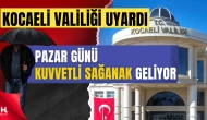 Meteoroloji Alarm Verdi: Kocaeli’de Sağanak Yağış Bekleniyor