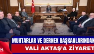Kandıralı Muhtarlar ve Dernek Başkanları Vali Aktaş’la Buluştu