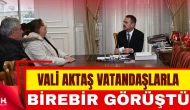Vali İlhami Aktaş, Vatandaşlarla Bir Araya Geldi