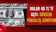 Orta Doğu Gerilimi Dövizi Vurdu: Dolar 45 TL’ye Dayandı